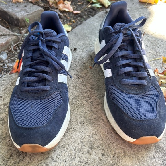 Adidas blue Cloudform Comfort sneakers, size 10.5 - Picture 4 of 10